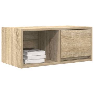 Stylish Sonoma Oak TV Cabinet - 60x31x25.5 cm Engineered Wood