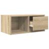 Stylish Sonoma Oak TV Cabinet - 60x31x25.5 cm Engineered Wood