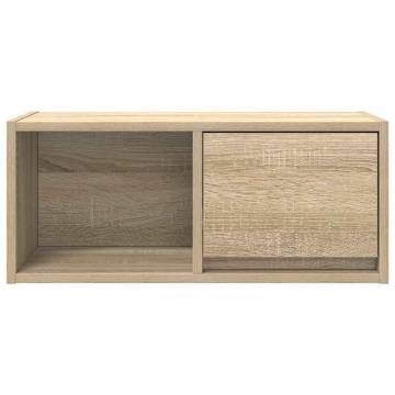 Stylish Sonoma Oak TV Cabinet - 60x31x25.5 cm Engineered Wood