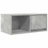 Concrete Grey TV Cabinet - Space-Saving Design | HipoMarket