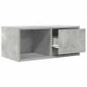 Concrete Grey TV Cabinet - Space-Saving Design | HipoMarket