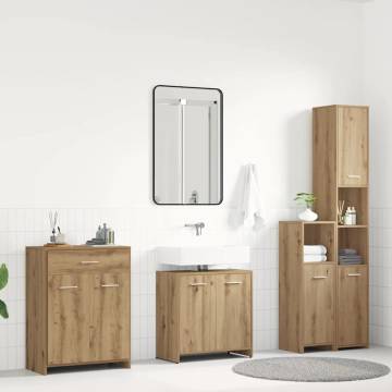 4 Piece Bathroom Furniture Set - Artisan Oak | Hipo Market