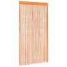 String Curtains - 2 pcs Orange 100x250 cm | HipoMarket UK