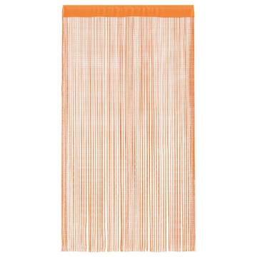 String Curtains - 2 pcs Orange 100x250 cm | HipoMarket UK