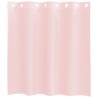 Light Pink Voile Curtains with Grommets - 140x140 cm (2 pcs)