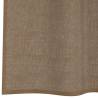 Voile Curtains with Grommets 2 pcs Light Brown - Stylish Home Decor