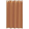 Voile Curtains with Grommets - Terracotta | HipoMarket UK