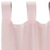 Light Pink Voile Curtains with Rod Pockets - 2 pcs