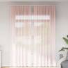 Light Pink Voile Curtains with Loops - 140x260 cm (2 pcs)