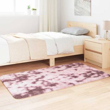 Shaggy Rug High Pile Dusty Pink 80x150 cm - Hippomarket