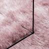 Shaggy Rug High Pile Dusty Pink 80x150 cm - Hippomarket