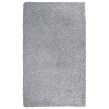 Shaggy Rug High Pile Silver Grey 80x150 cm - HipoMarket