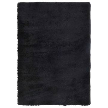 Shaggy Rug High Pile Black 120x170 cm - Stylish & Durable