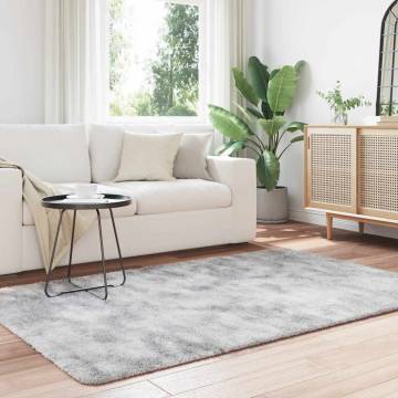 Shaggy Rug High Pile Light Grey 130x200 cm - HipoMarket