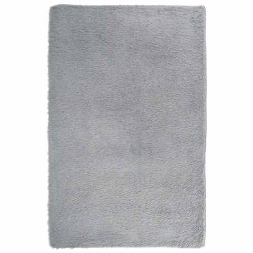 Shaggy Rug High Pile Silver Grey 130x200 cm - Stylish Comfort