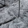 Shaggy Rug High Pile Silver Grey 130x200 cm - Stylish Comfort