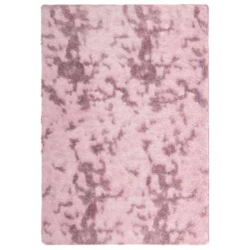 Shaggy Rug High Pile Dusty Pink - 160x230 cm Polyester