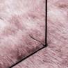 Shaggy Rug High Pile Dusty Pink - 160x230 cm Polyester