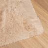 Shaggy Rug High Pile Beige 160x160 cm - Stylish & Durable