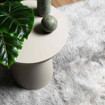 Shaggy Rug High Pile Light Grey 160x160 cm - Elegant & Durable