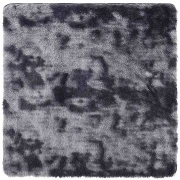 Shaggy Rug High Pile Dark Grey 240x240 cm - Hipomarket