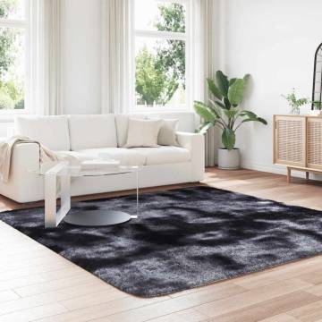 Shaggy Rug High Pile Dark Grey 240x240 cm - Hipomarket