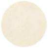 Shaggy High Pile Cream Rug 100x100 cm Polyester - HipoMarket