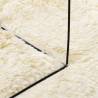 Shaggy High Pile Cream Rug 100x100 cm Polyester - HipoMarket