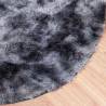 Shaggy Rug High Pile Dark Grey 120x120 cm - Hipomarket