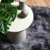 Shaggy Rug High Pile Dark Grey 120x120 cm - Hipomarket