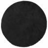 Shaggy Rug High Pile Black 160x160 cm | Hipomarket