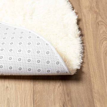 Shaggy Rug High Pile Cream 200x200 cm - Elegant & Functional