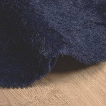 Shaggy High Pile Navy Rug 240x240 cm - Stylish & Durable