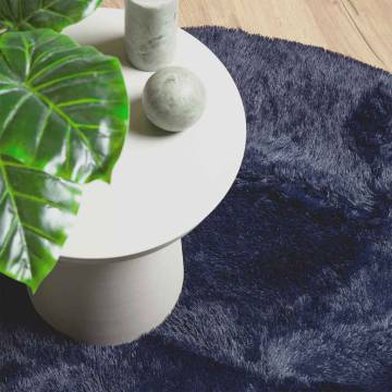 Shaggy High Pile Navy Rug 240x240 cm - Stylish & Durable