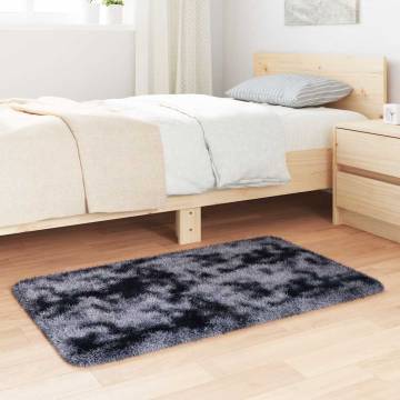 Shaggy Rug High Pile Dark Grey 60x100 cm | Hipo Market