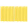 Voile Curtains with Grommets - Yellow (2 pcs) | Hipo Market