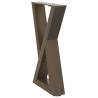 Coffee Table Legs 2 pcs Natural Steel - Sturdy & Stylish