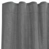 Dark Grey Voile Curtains with Loops - 140x260 cm (2 pcs)