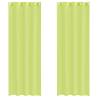 Voile Curtains with Grommets - Apple Green 140x260 cm (2 pcs)