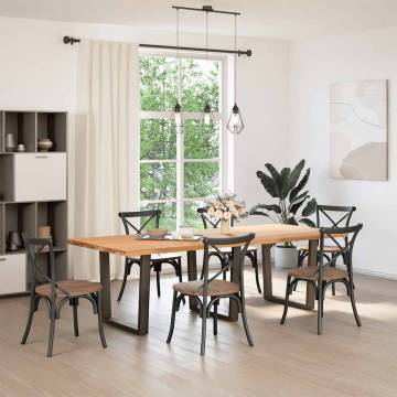 V-Shape Dining Table Legs - Stylish and Durable Steel Set