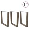 V-Shape Dining Table Legs - Stylish and Durable Steel Set