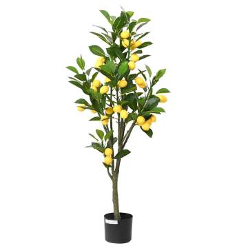 Artificial Lemon Tree 120 cm with 136 Realistic Leaves