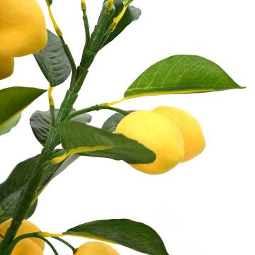 Artificial Lemon Tree 120 cm with 136 Realistic Leaves