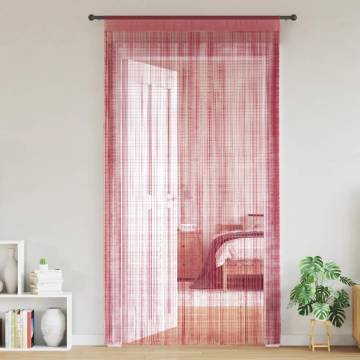 Elegant Pink String Curtains - 100x250 cm | Hipomarket