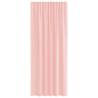 Voile Curtains with Loops 2 pcs Pink 140x245 cm | HipoMarket