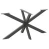  Dining Table Leg Spider Shape Anthracite 150x78x(72-73) cm Steel Colour anthracite Size 150 x 78 x (72-73) cm Quantity in Package 1 Number of 