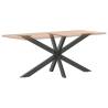 Spider Shape Dining Table Leg Anthracite - 150x78 cm