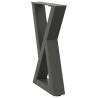 Stylish Anthracite Coffee Table Legs - Durable Steel Design