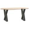 Stylish Anthracite Coffee Table Legs - Durable Steel Design