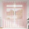  Voile Curtains with Rod Pockets 2 pcs Pink Colour pink Size 140 x 225 cm Quantity in Package 1 Model with rod pockets 